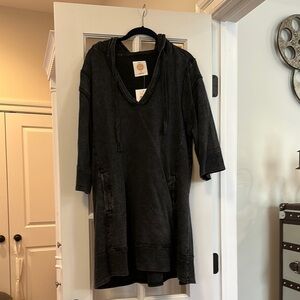Anthropologie Daily Practice Hooded Tunic Dress NWT